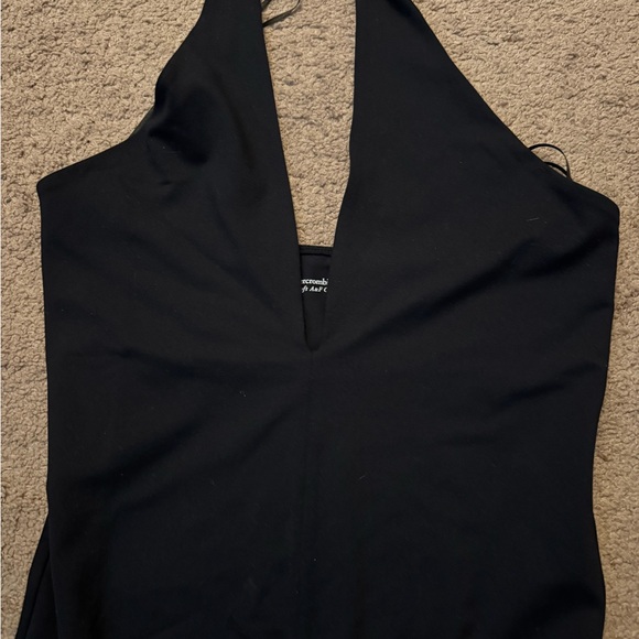 Abercrombie and Fitch Black Halter Neck bodysuit - Picture 3 of 7